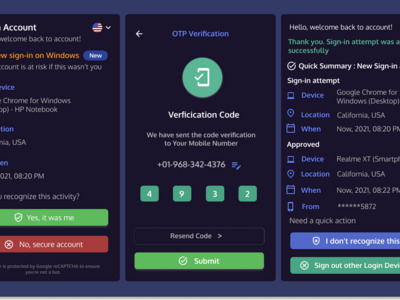 Goal:
When a user login in...